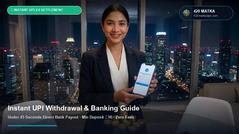 420 Matka Instant UPI Withdrawal & ₹25 INR Deposit Tutorial